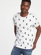 Old Navy Mens Soft-washed Printed Crew-neck Tee For Men Toucans Size L