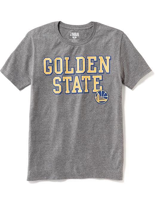 Old Navy Nba Team Graphic Tee For Men - Warriors