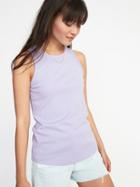 Old Navy Womens Slim-fit High-neck Sleeveless Tee For Women Lavender Haven Size L