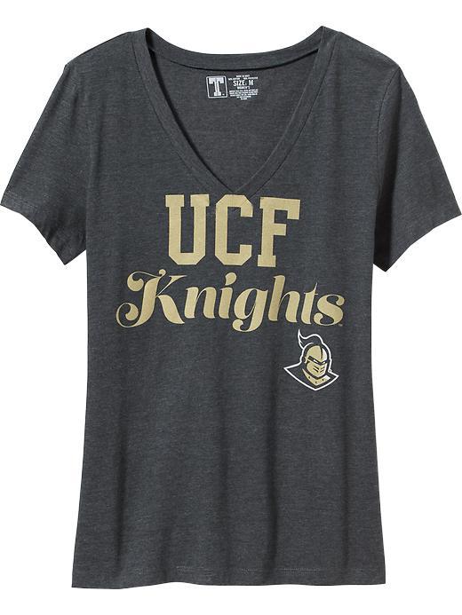 Old Navy Womens College Team V Neck Tee Size L - U. Central Florida