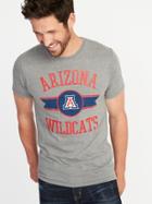 Old Navy Mens College-team Graphic Tee For Men Arizona Size L