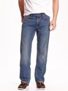 Old Navy Mens Straight Fit Jeans Size 44w 30l Big - Light Wash