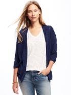 Old Navy Dolman Sleeve Open Front Cardi For Women - Night Flight