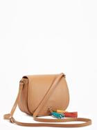 Old Navy Tassel Saddle Bag For Women - Tan