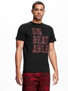 Old Navy Active Graphic Tee For Men - Black