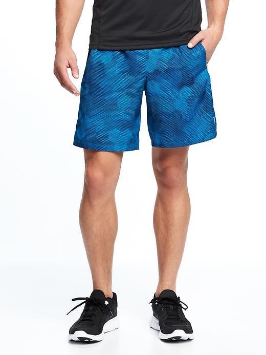 Old Navy Go Dry Shorts For Men 9 - Light Blue Print