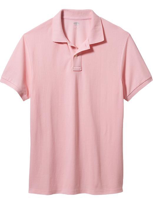 Old Navy Mens New Short Sleeve Pique Polos Size Xxl Big - Light Pink