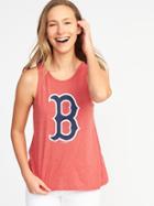Old Navy Womens Mlb Team-graphic Tank For Women Boston Red Sox Size Xs