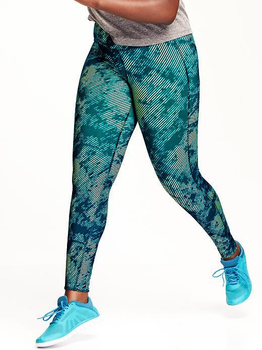 Old Navy Womens Plus Go Dry Compression Capris Size 1x Plus - Teal