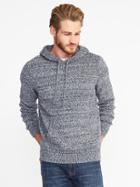 Old Navy Mens Sweater-knit Hoodie For Men Gray Zone Size Xxl
