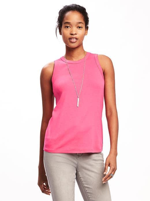 Old Navy Classic Semi Fitted Tank For Women - In The Pink