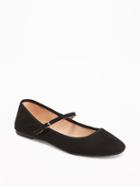 Old Navy Sueded Mary Jane For Women - Black