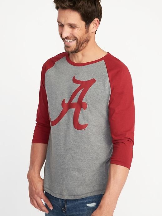 Old Navy Mens College-team Raglan-sleeve Tee For Men Alabama Size S