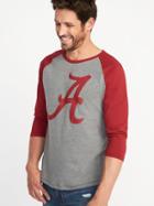 Old Navy Mens College-team Raglan-sleeve Tee For Men Alabama Size S