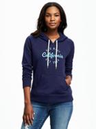 Old Navy Relaxed Fleece Hoodie For Women - Lost At Sea Navy