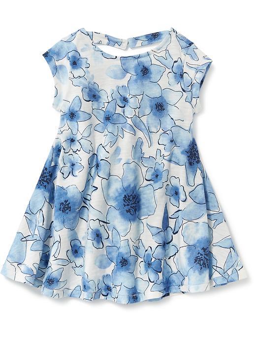 Old Navy Floral Scoop Dress - Blue Floral
