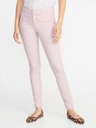 Old Navy Womens Mid-rise Full-length Pixie Pants For Women Blush On You Size 18
