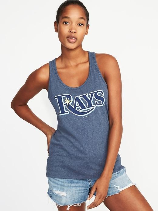 Old Navy Womens Mlb Team Racerback Tank For Women Tampa Bay Rays Size Xxl