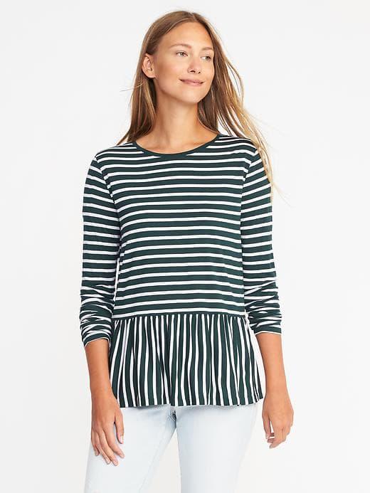 Old Navy Relaxed Peplum Hem Top For Women - Fir Ever