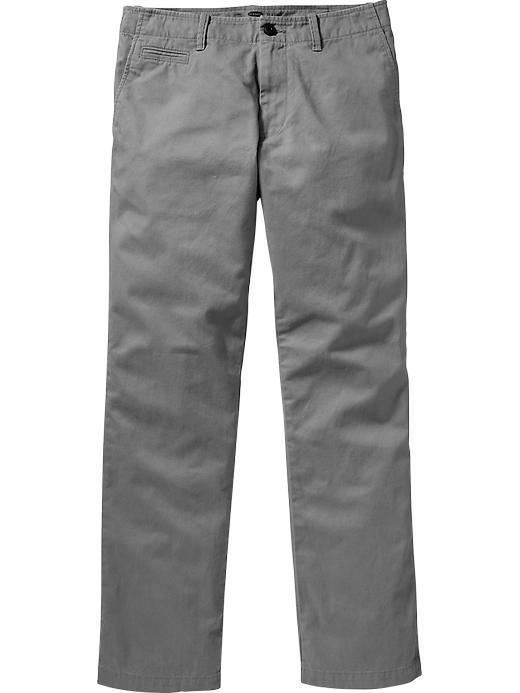 Old Navy Mens Broken In Loose Fit Khakis Size 33 W (34l) - Gray Stone