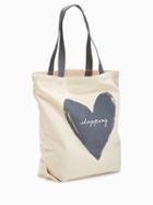 Old Navy Printed Canvas Tote - Heart