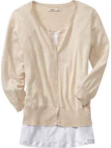 Old Navy Womens Cropped Lightweight Cardigan Sweater