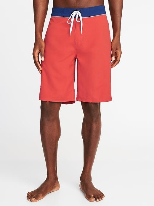 Old Navy Mens Board Shorts For Men (10) Red All About It Size 46w