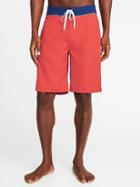 Old Navy Mens Board Shorts For Men (10) Red All About It Size 46w