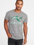 Old Navy Mens Nfl Team Crew-neck Tee For Men Jets Size M