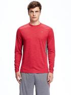 Old Navy Go Dry Pieced Tech Performance Tee For Men - Apple Of My Eye