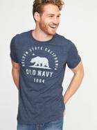 Old Navy Mens Graphic Crew-neck Tee For Men Golden State California Old Navy Size Xxl