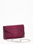 Old Navy Envelope Style Clutch For Women - Wine Purple