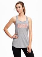 Old Navy Go Dry Performance Graphic Top For Women - Warriors