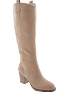 Old Navy Sueded Tall Boot Size 10 - Taupe