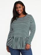 Old Navy Relaxed Peplum Hem Top - Fir Ever