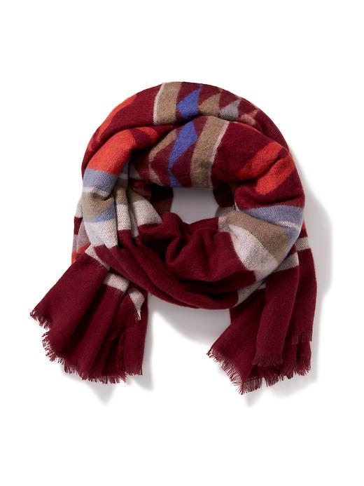 Old Navy Oversized Flannel Scarf - Aztec