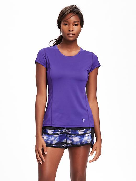 Old Navy Go Dry Cool Running Tee For Women - Purple Rain