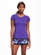 Old Navy Go Dry Cool Running Tee For Women - Purple Rain