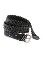 Old Navy Womens Braided Bonded-leather Belt For Women Blackjack Size M/l