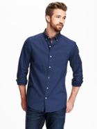 Old Navy Printed Regular Fit Poplin Shirt For Men - Night Flight