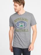 Old Navy Mens Ncaa Crew-neck Tee For Men Notre Dame Size Xl