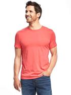 Old Navy Soft Washed Crew Neck Tee For Men - Coral Tropics