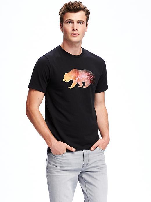 Old Navy Graphic Crew Neck Tee For Men - Bears