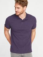 Old Navy Mens Built-in Flex Moisture-wicking Pro Polo For Men Purple Drama Size Xxl