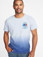 Old Navy Mens Garment-dyed Graphic Tee For Men Easy Going Size L