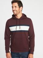 Old Navy Mens Color-blocked Pullover Hoodie For Men Raisin Arizona Size S