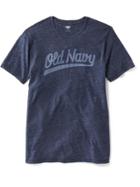 Old Navy Graphic Tees Size L Tall - Navy Heather