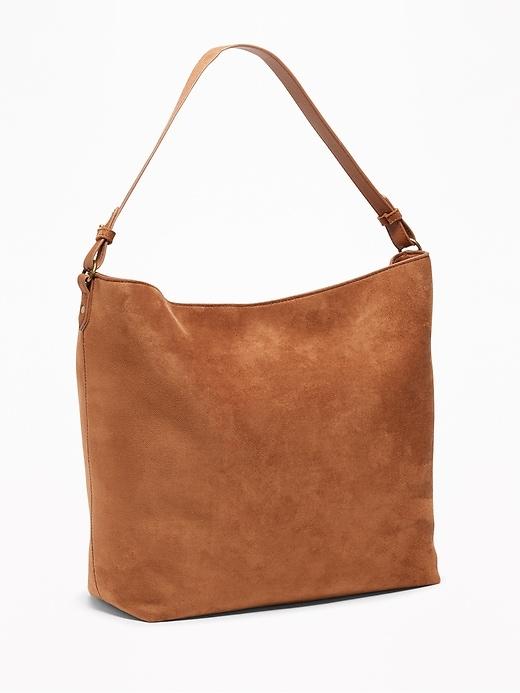 Old Navy Womens Sueded Slouchy Hobo For Women Chestnut Size One Size