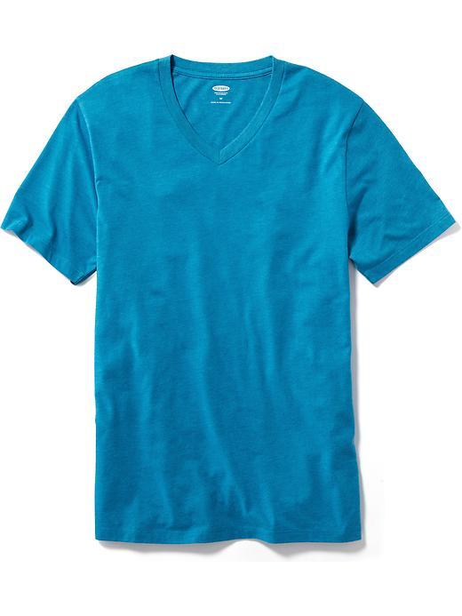 Old Navy Mens V Neck Tee - Aegean Sea