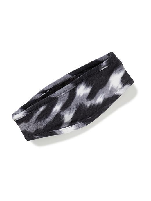 Old Navy Performance Fleece Headband For Women - Black Print